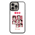 BTS Phone Case For iPhone Samsung Galaxy Pixel - BTS Chibi Comic Panels On White Background