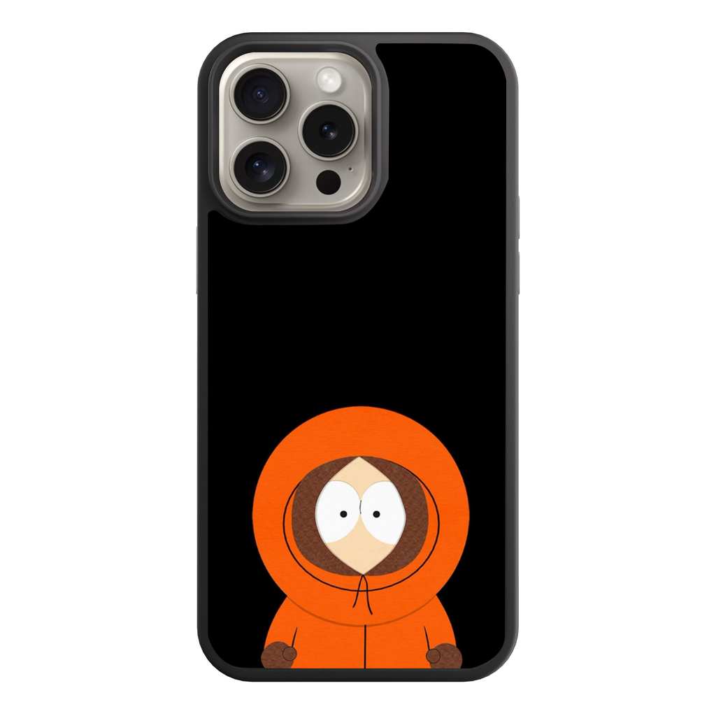 South Park Kenny Phone Case For iPhone Samsung Galaxy Pixel - South Park Kenny McCormick On Black Background