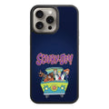 Scooby Doo Phone Case For iPhone Samsung Galaxy Pixel - Scooby Doo Mystery Machine Gang Logo Art On Navy Background