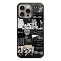 Arctic Monkeys Phone Case For iPhone Samsung Galaxy Pixel - Arctic Monkeys Signature Logo And Lyric Collage Poster