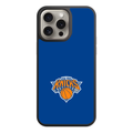 NBA New York Knicks Phone Case For iPhone Samsung Galaxy Pixel - New York Knicks Logo On Blue Background