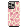 Animal Fur Pattern Phone Case For iPhone Samsung Galaxy Pixel - Pink Giraffe Print Pattern