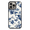Floral Pattern Phone Case For iPhone Samsung Galaxy Pixel - Classic Blue And White Toile Floral Pattern