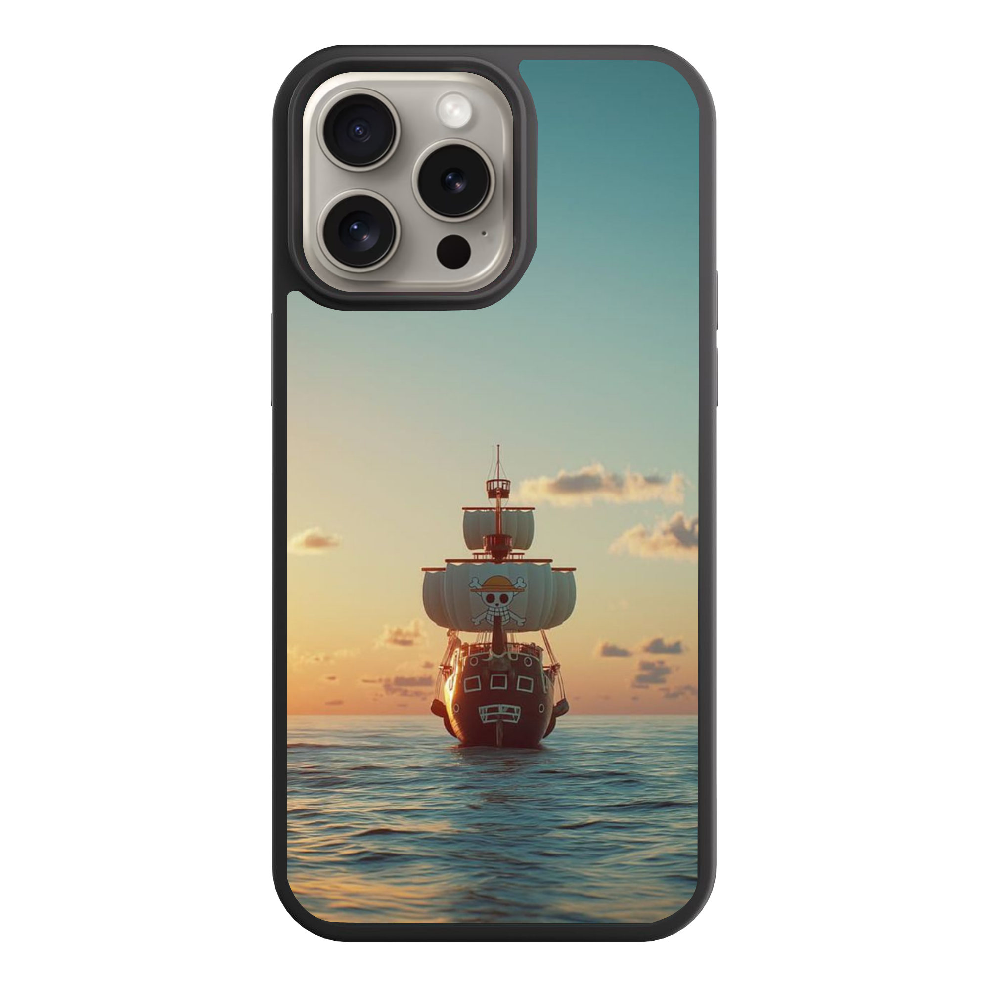 One Piece Live Action Phone Case For iPhone Samsung Galaxy Pixel - The Going Merry At Sunset