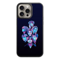 BTS Phone Case For iPhone Samsung Galaxy Pixel - BTS Neon Pop Art Group Portrait On Dark Navy Background