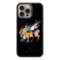 Saint Seiya Knights Of The Zodiac Phone Case For iPhone Samsung Galaxy Pixel - Saint Seiya Bronze Saints Profile On Starry Night Background