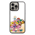 Rugrats Phone Case For iPhone Samsung Galaxy Pixel - Rugrats Characters Playing Around A Pink Armchair On A White And Peach Background