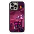 Helluva Boss Phone Case For iPhone Samsung Galaxy Pixel - Blitz And Stolas Hug On Balcony Poster