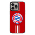 FC Bayern Munich Phone Case For iPhone Samsung Galaxy Pixel - FC Bayern Munich Logo On Red Background With White Stripes