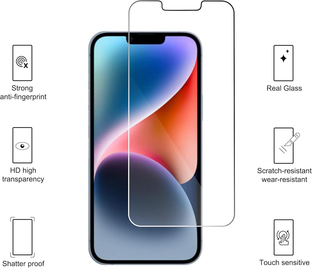 Screen Protector Case Friendly Full Coverage Tempered Glass For iPhone Samsung Galaxy Pixel Motorola Xiaomi Vivo