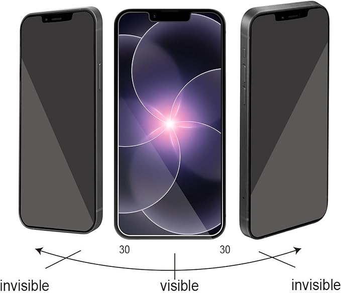 Privacy Screen Protector Full Coverage Anti-Spy Tempered Glass For iPhone Samsung Galaxy Pixel Motorola Xiaomi Vivo