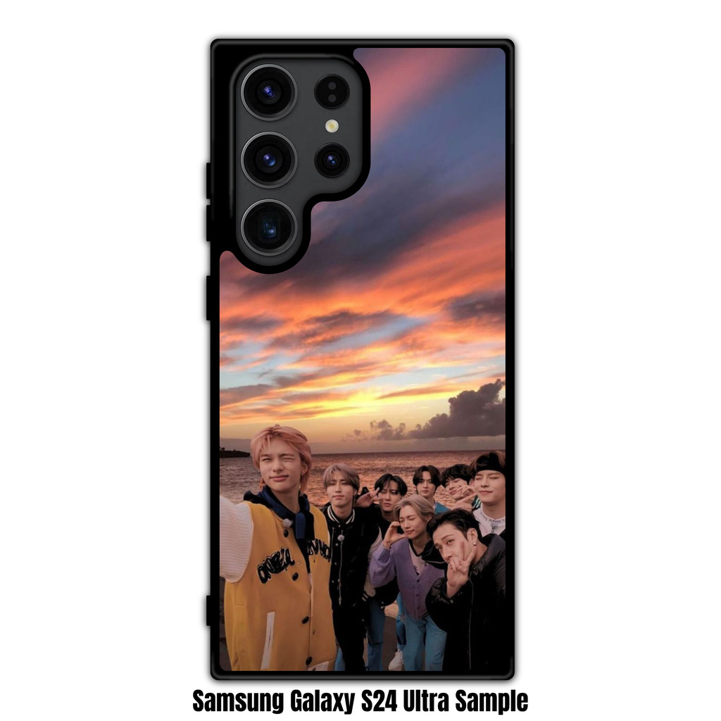 Stray Kids Phone Case For iPhone Samsung Galaxy Pixel - Stray Kids Sunset Selfie On The Beach