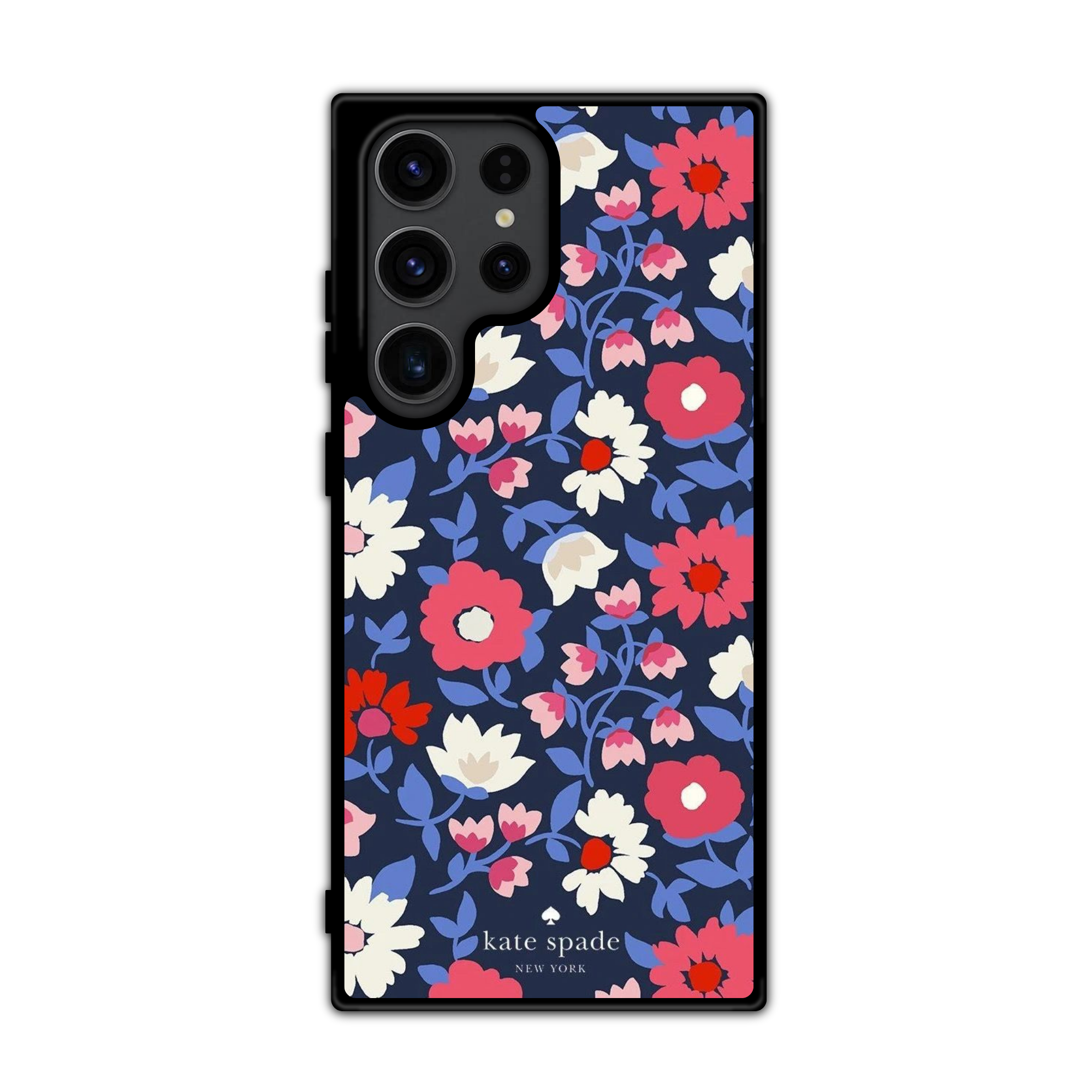 Kate Spade Phone Case For iPhone Samsung Galaxy Pixel - Kate Spade Falling Flower Pattern
