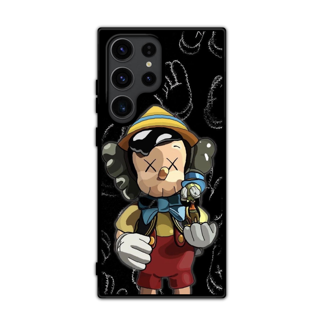 Kaws Pinocchio And Jiminy Cricket Phone Case For iPhone Samsung Galaxy Pixel - Kaws Pinocchio And Jiminy Cricket Poster