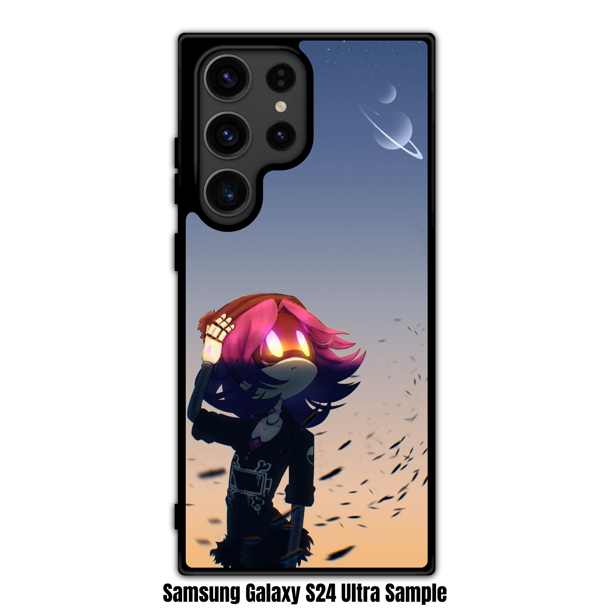 Murder Drones Uzi Phone Case For iPhone Samsung Galaxy Pixel - Uzi Doorman Under The Starlit Sky Poster