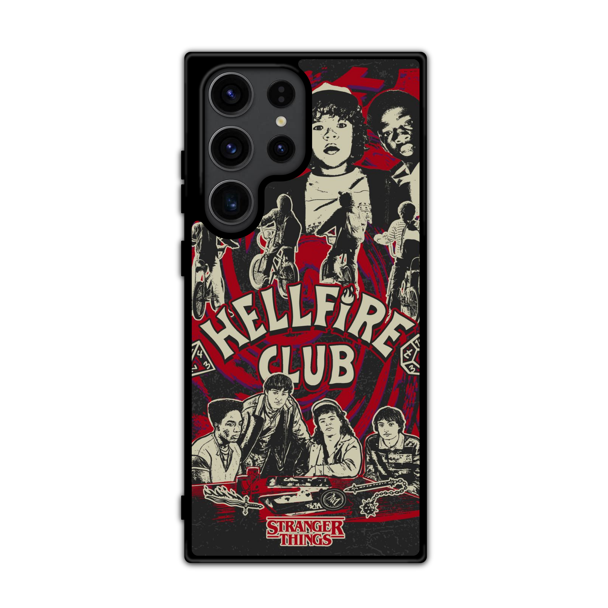 Stranger Things Phone Case For iPhone Samsung Galaxy Pixel - Stranger Things Hellfire Club Evolution Poster