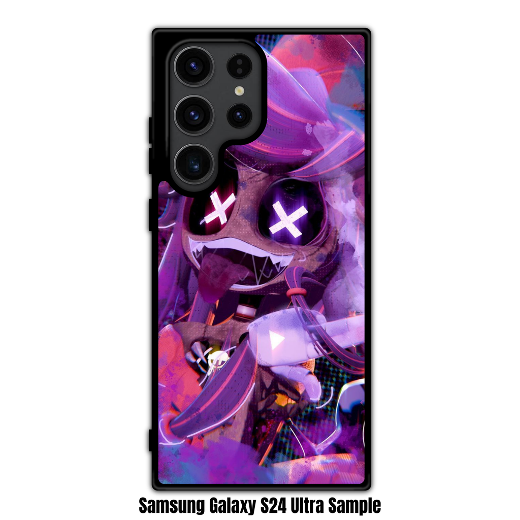Murder Drones Cyn Phone Case For iPhone Samsung Galaxy Pixel - Cynessa Neon Glitch Art
