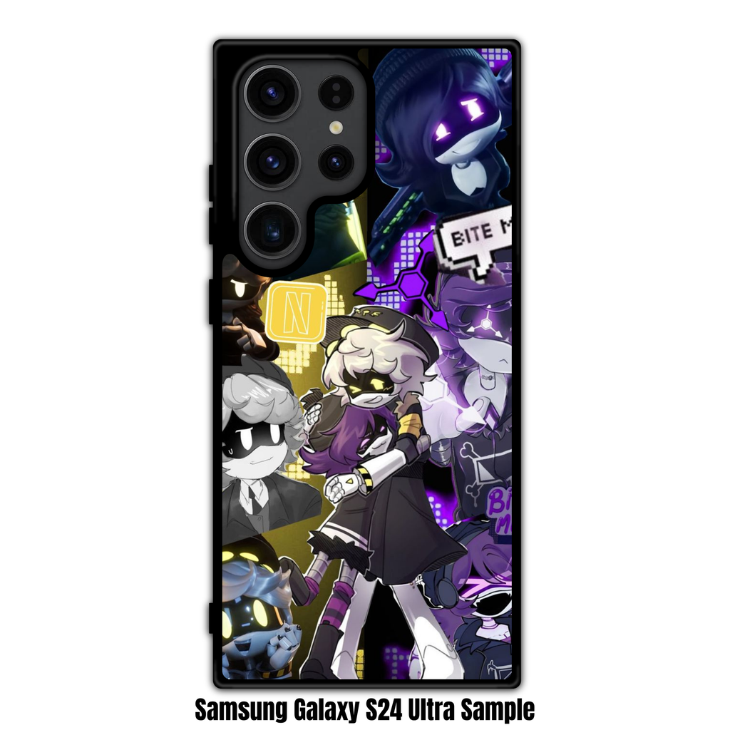 Murder Drones Phone Case For iPhone Samsung Galaxy Pixel - N And Uzi Hugging Collage