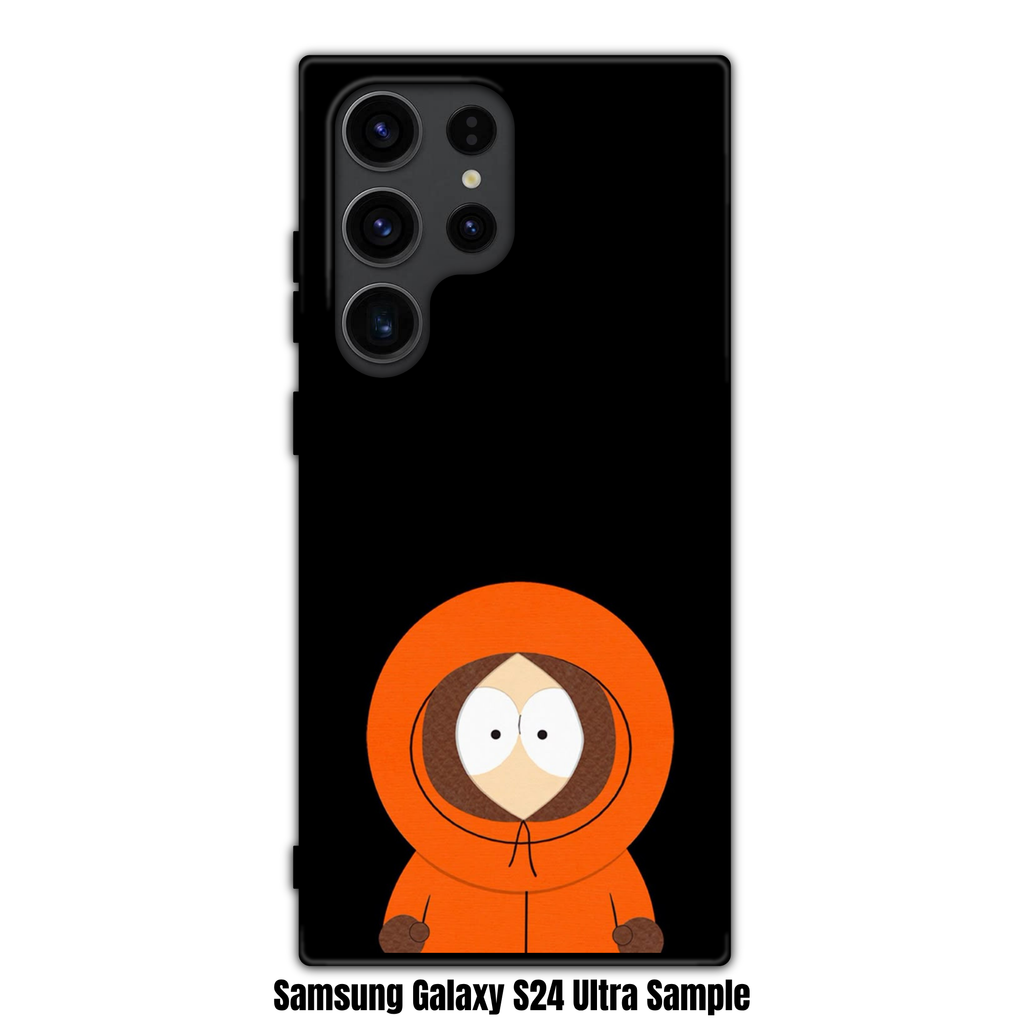 South Park Kenny Phone Case For iPhone Samsung Galaxy Pixel - South Park Kenny McCormick On Black Background