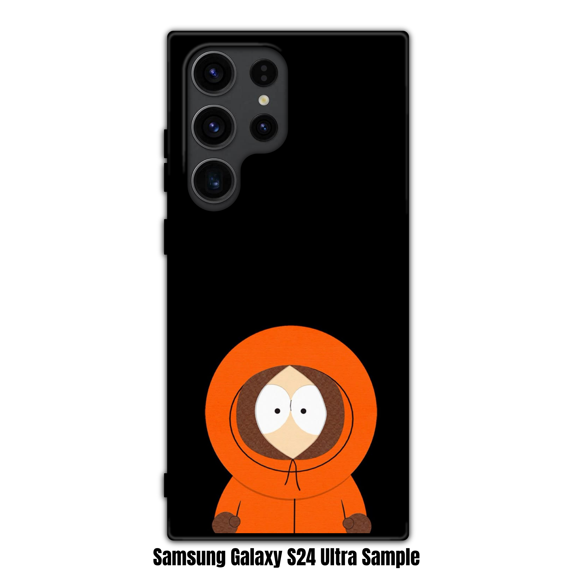 South Park Kenny Phone Case For iPhone Samsung Galaxy Pixel - South Park Kenny McCormick On Black Background