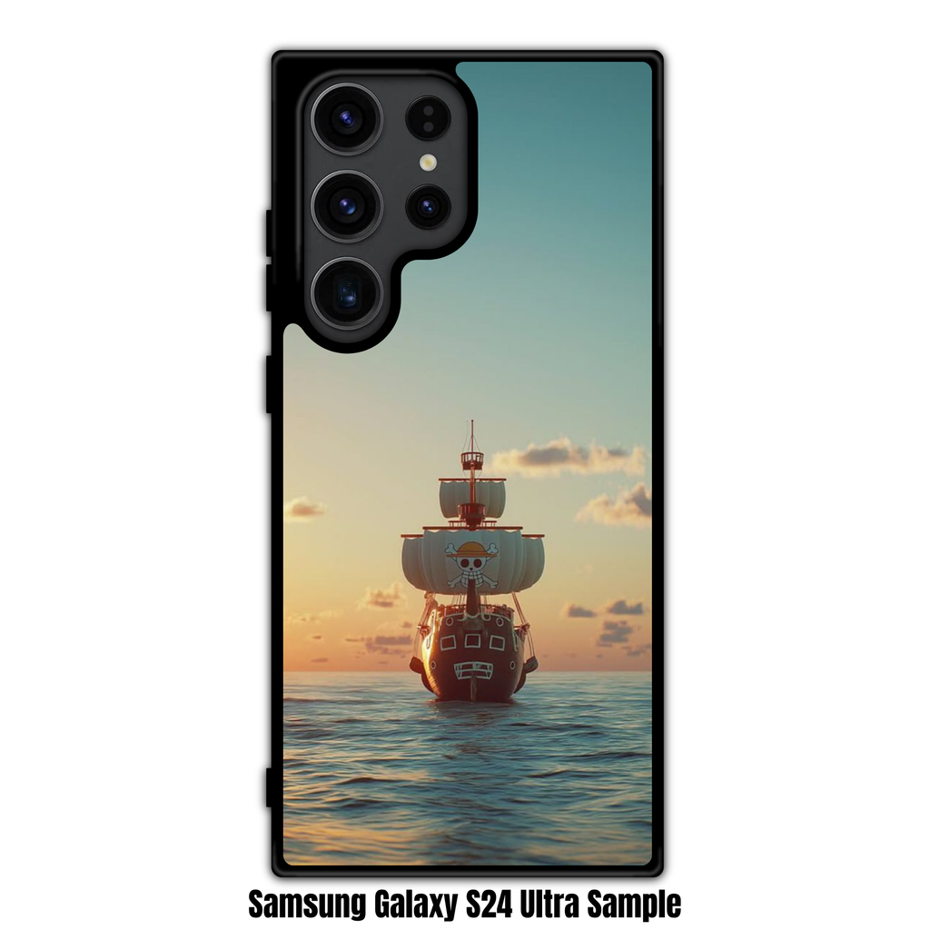 One Piece Live Action Phone Case For iPhone Samsung Galaxy Pixel - The Going Merry At Sunset