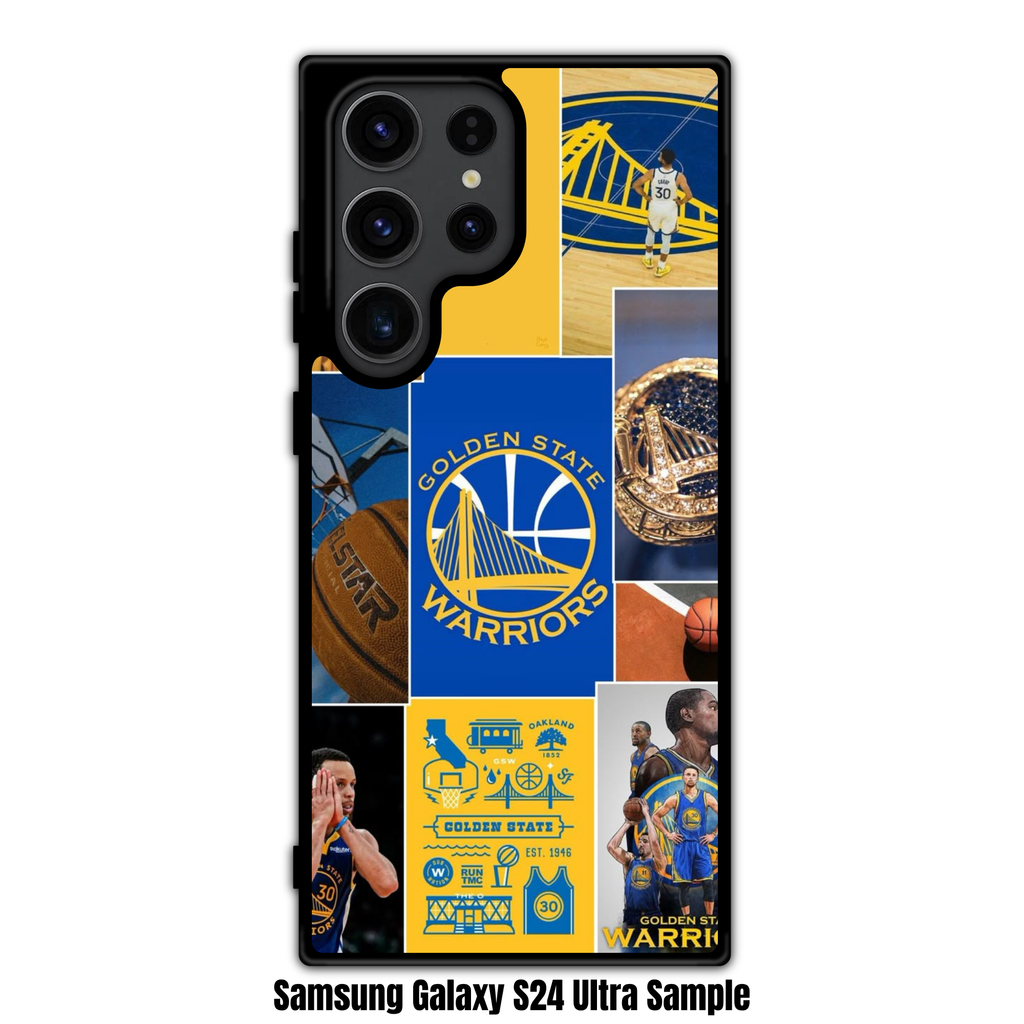 NBA Golden State Warriors Phone Case For iPhone Samsung Galaxy Pixel - Golden State Warriors Championship Collage Poster
