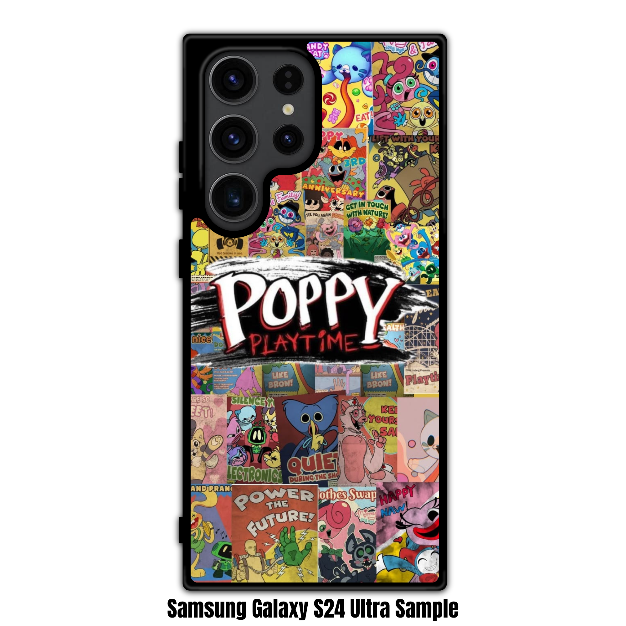 Poppy Playtime Phone Case For iPhone Samsung Galaxy Pixel - Poppy Playtime Character Posters And Retro Comic Collage