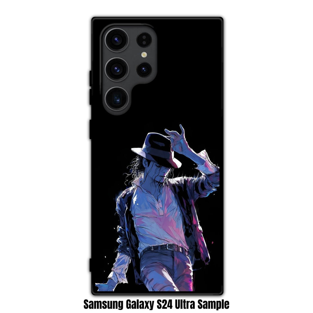 Michael Jackson Phone Case For iPhone Samsung Galaxy Pixel - Michael Jackson Artistic Portrait In Black Background