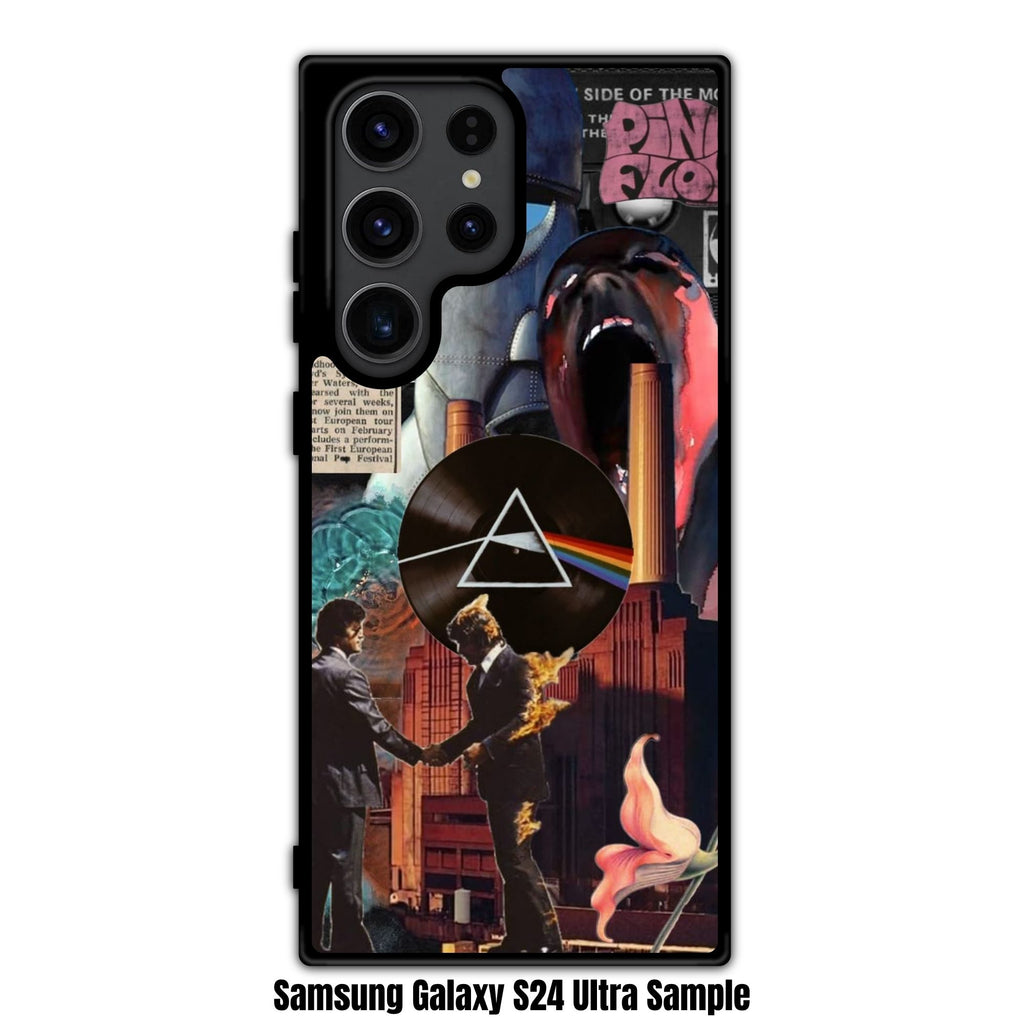 Pink Floyd Phone Case For iPhone Samsung Galaxy Pixel - Pink Floyd Album Art Surreal Collage Poster
