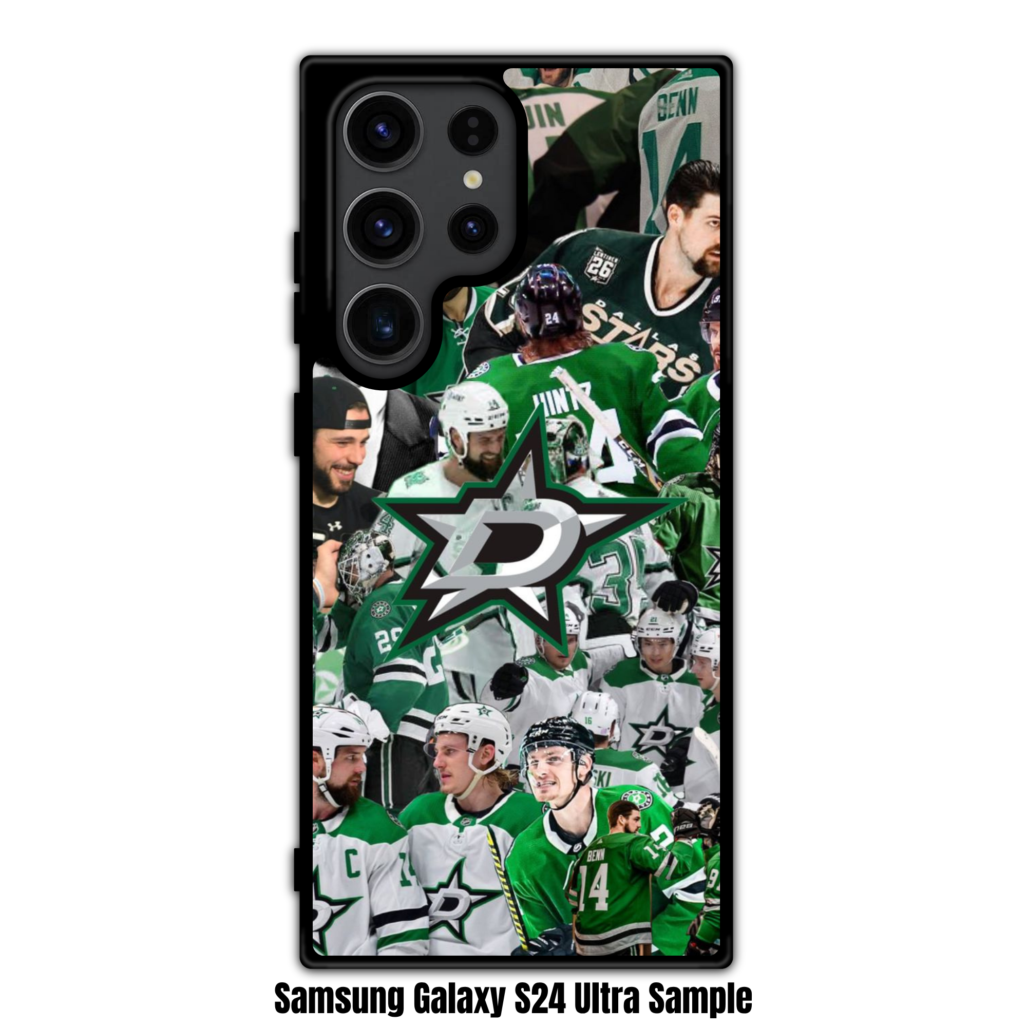 NHL Dallas Stars Phone Case For iPhone Samsung Galaxy Pixel - Dallas Stars Logo And Team Collage
