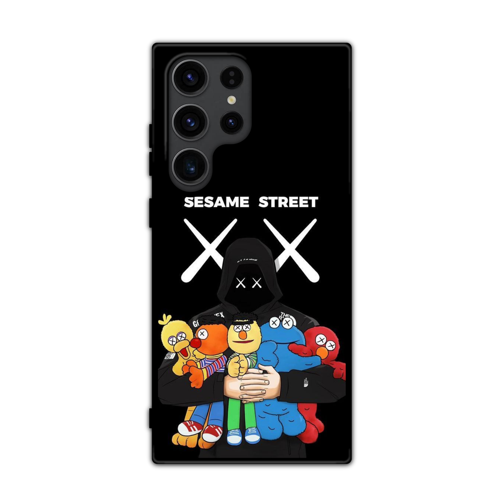 Kaws Sesame Street Phone Case For iPhone Samsung Galaxy Pixel - Kaws Sesame Street Characters Poster