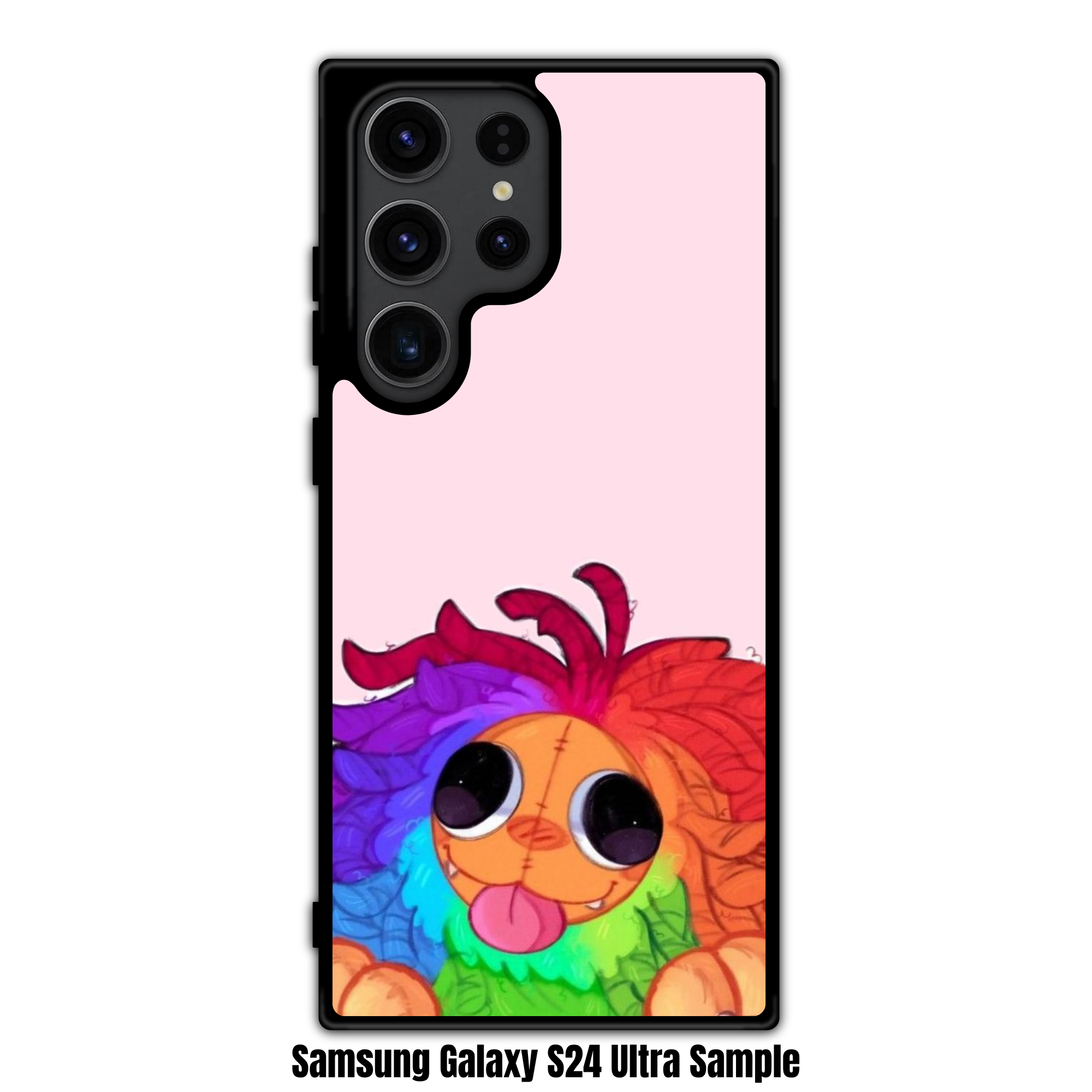 Poppy Playtime Yarnaby Phone Case For iPhone Samsung Galaxy Pixel - Yarnaby On Pink Background Wallpaper