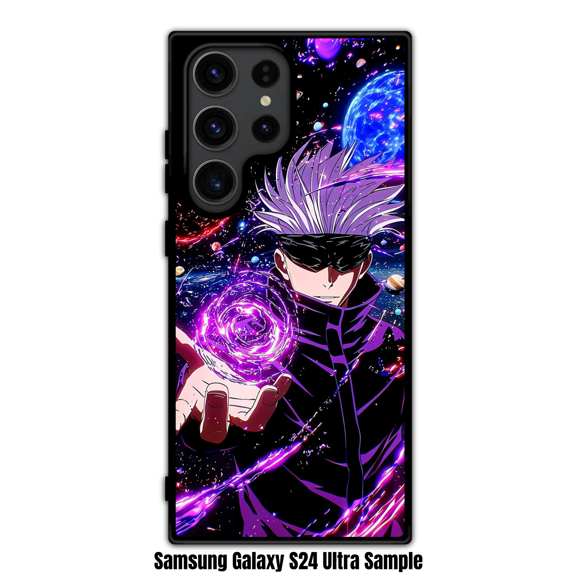 Jujutsu Kaisen Gojo Phone Case For iPhone Samsung Galaxy Pixel - Gojo Satoru Hollow Purple Cosmic Space