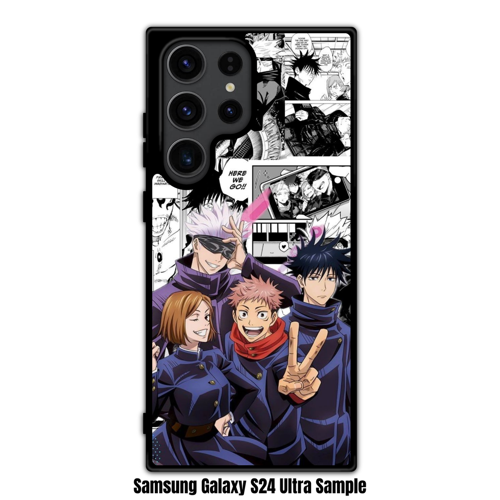 Jujutsu Kaisen Phone Case For iPhone Samsung Galaxy Pixel - Jujutsu Kaisen Team 7 Manga Collage Poster