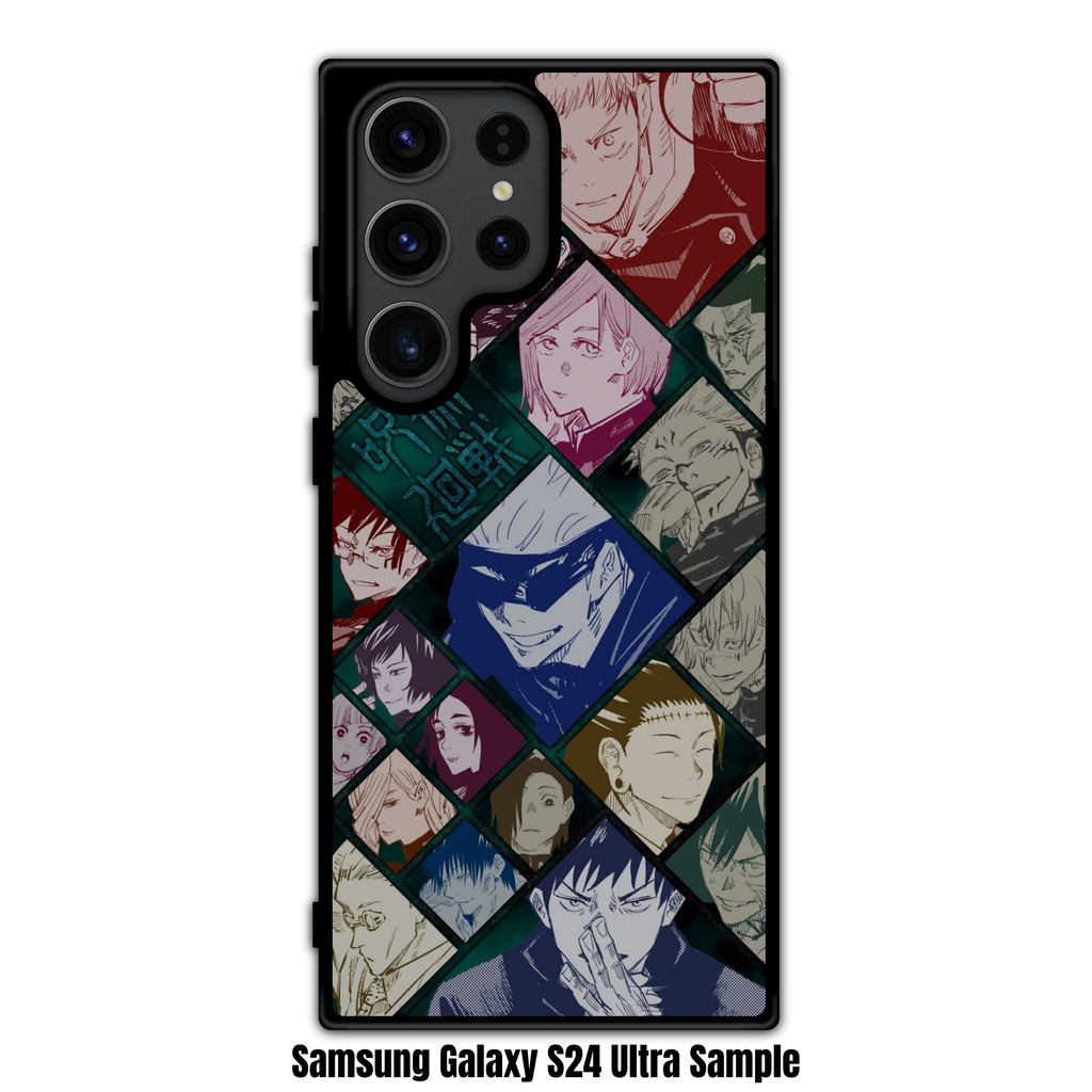 Jujutsu Kaisen Phone Case For iPhone Samsung Galaxy Pixel - Jujutsu Kaisen Sorcerer And Curse Collage Art Poster
