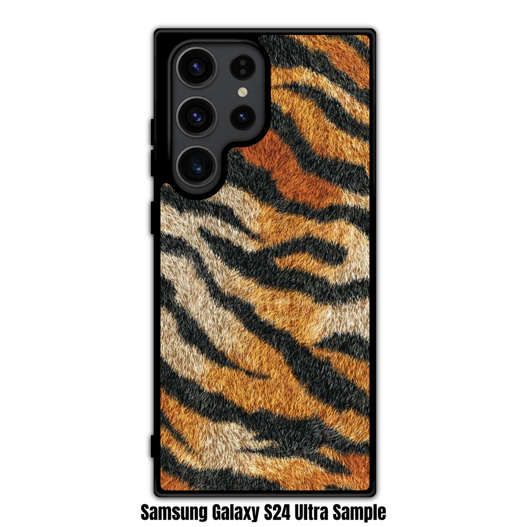 Animal Fur Pattern Phone Case For iPhone Samsung Galaxy Pixel - Tiger Stripe Print Pattern