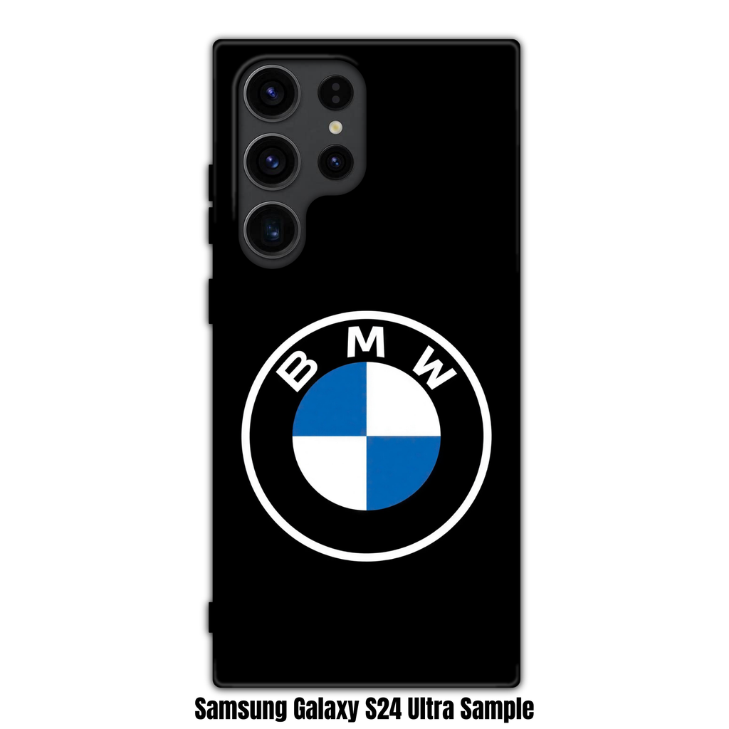 BMW Phone Case For iPhone Samsung Galaxy Pixel - BMW Logo On Black Background