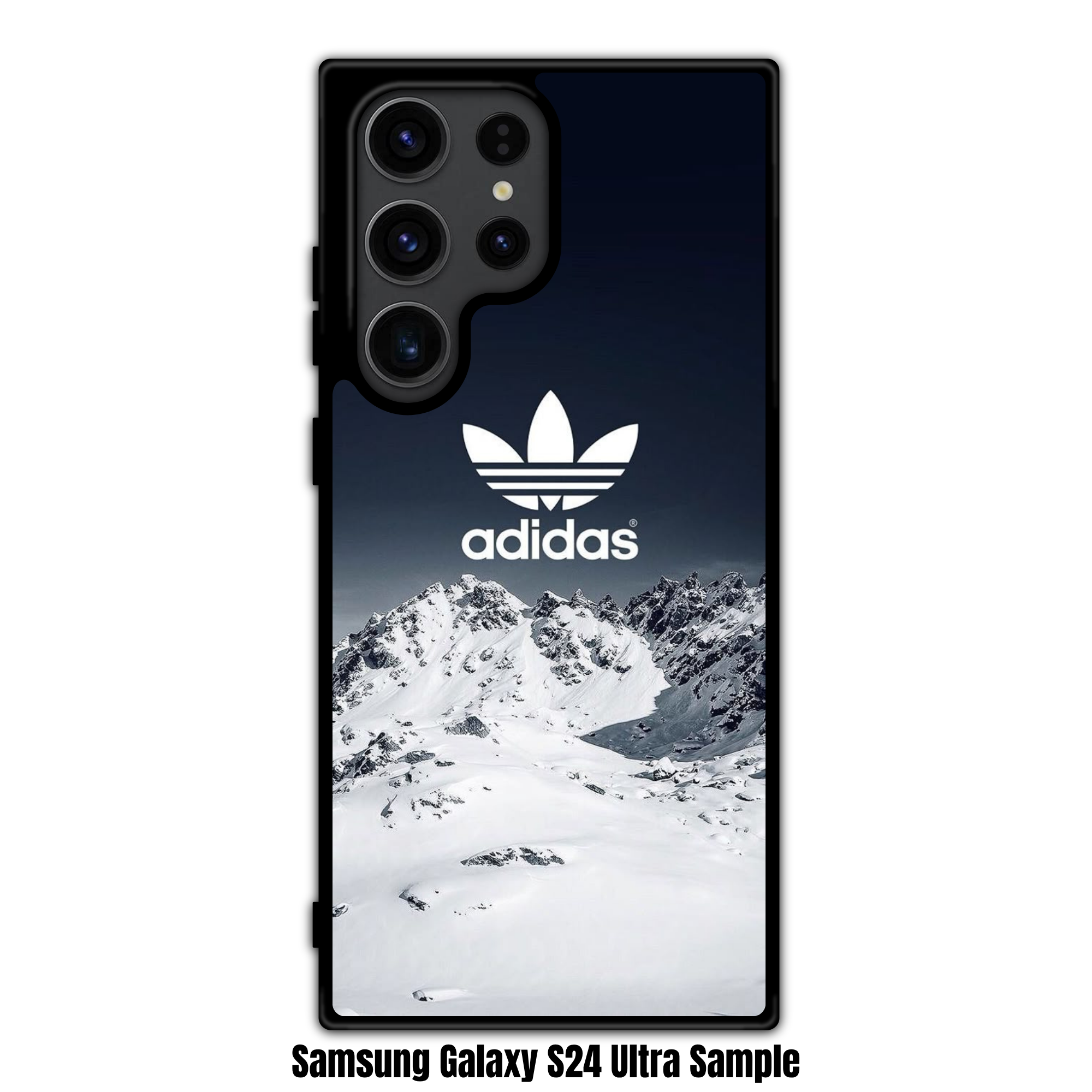 Adidas Phone Case For iPhone Samsung Galaxy Pixel - Adidas Brand On Snow Mountains Poster
