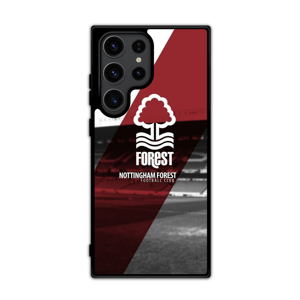 Nottingham Forest FC Phone Case For iPhone Samsung Galaxy Pixel - Nottingham Forest FC Crest City Ground Poster