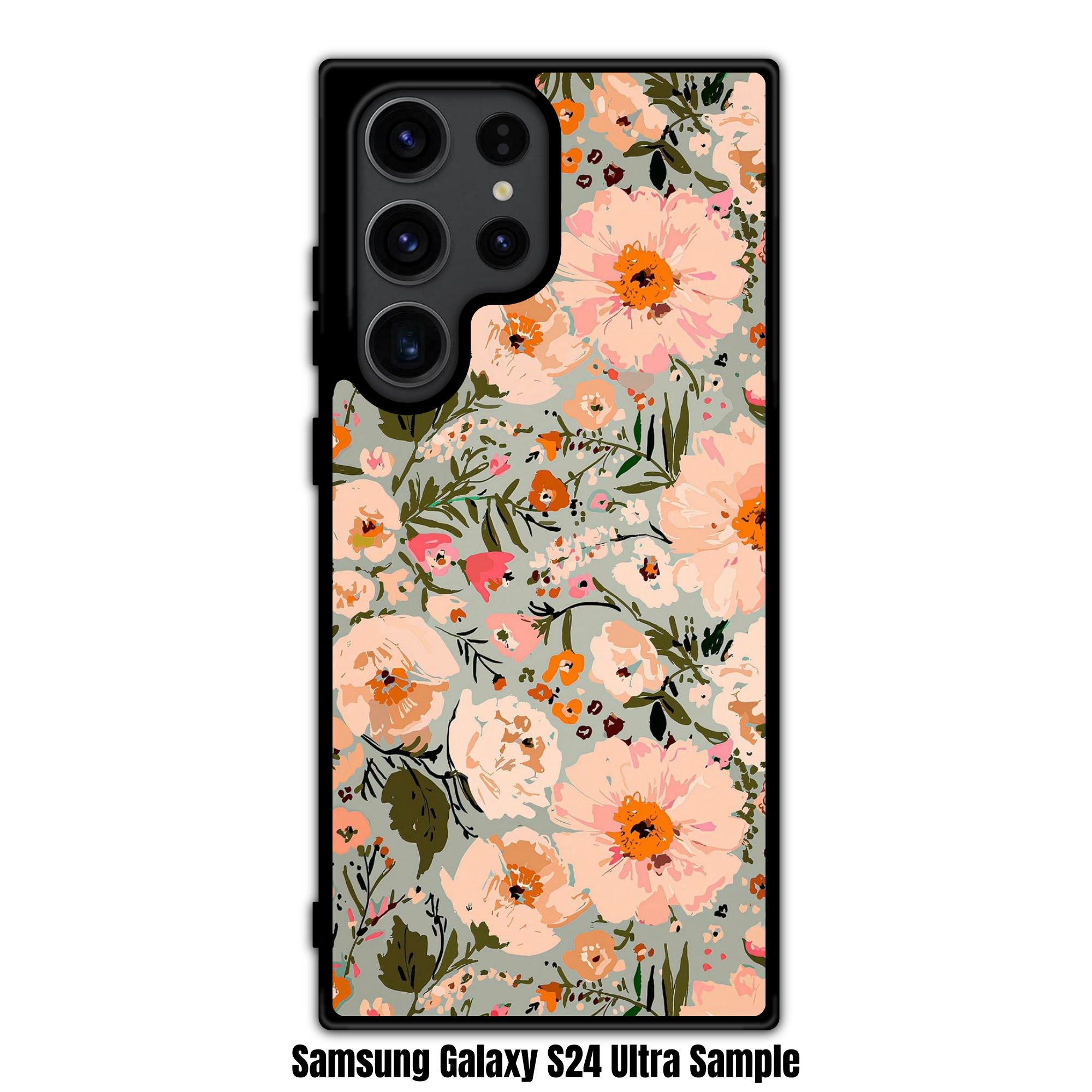 Floral Pattern Phone Case For iPhone Samsung Galaxy Pixel - Blush Pink Abstract Painted Floral Pattern