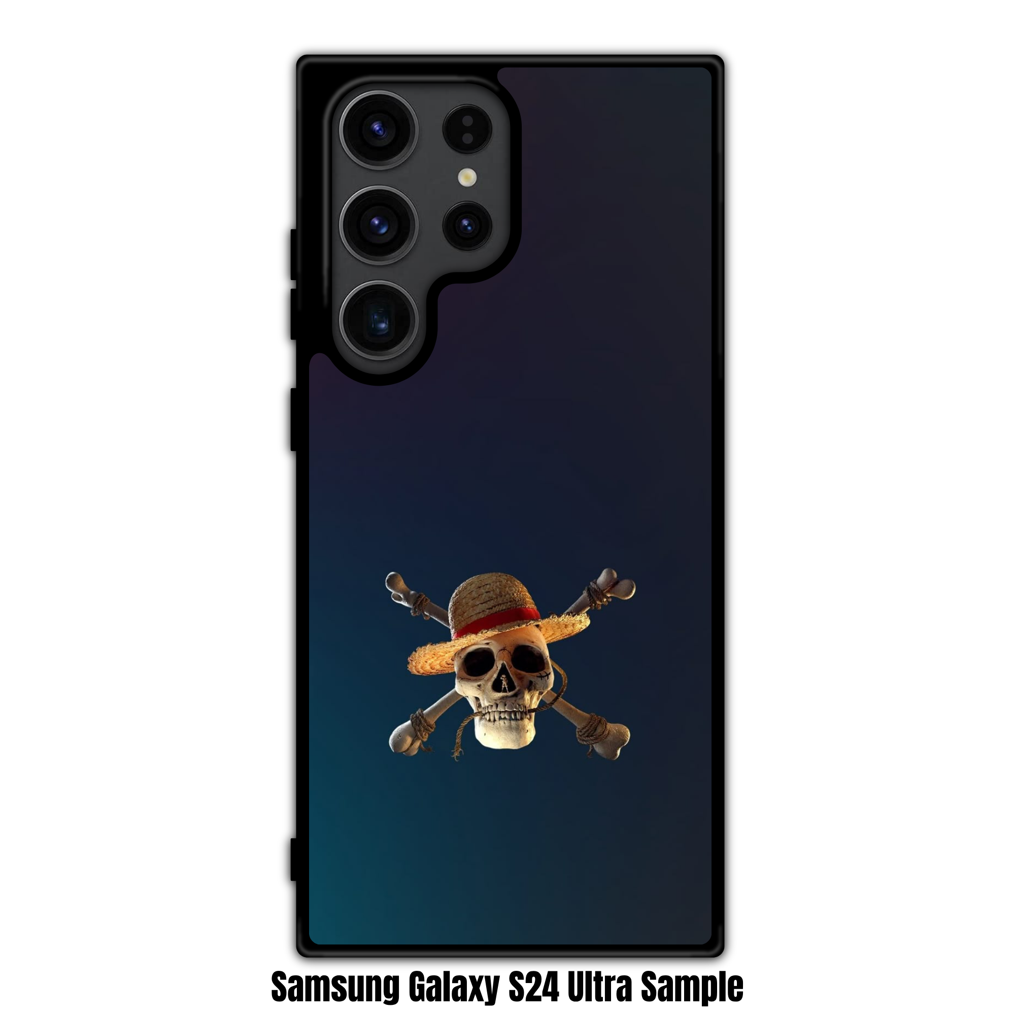 One Piece Live Action Phone Case For iPhone Samsung Galaxy Pixel - 3D Straw Hat Jolly Roger Poster