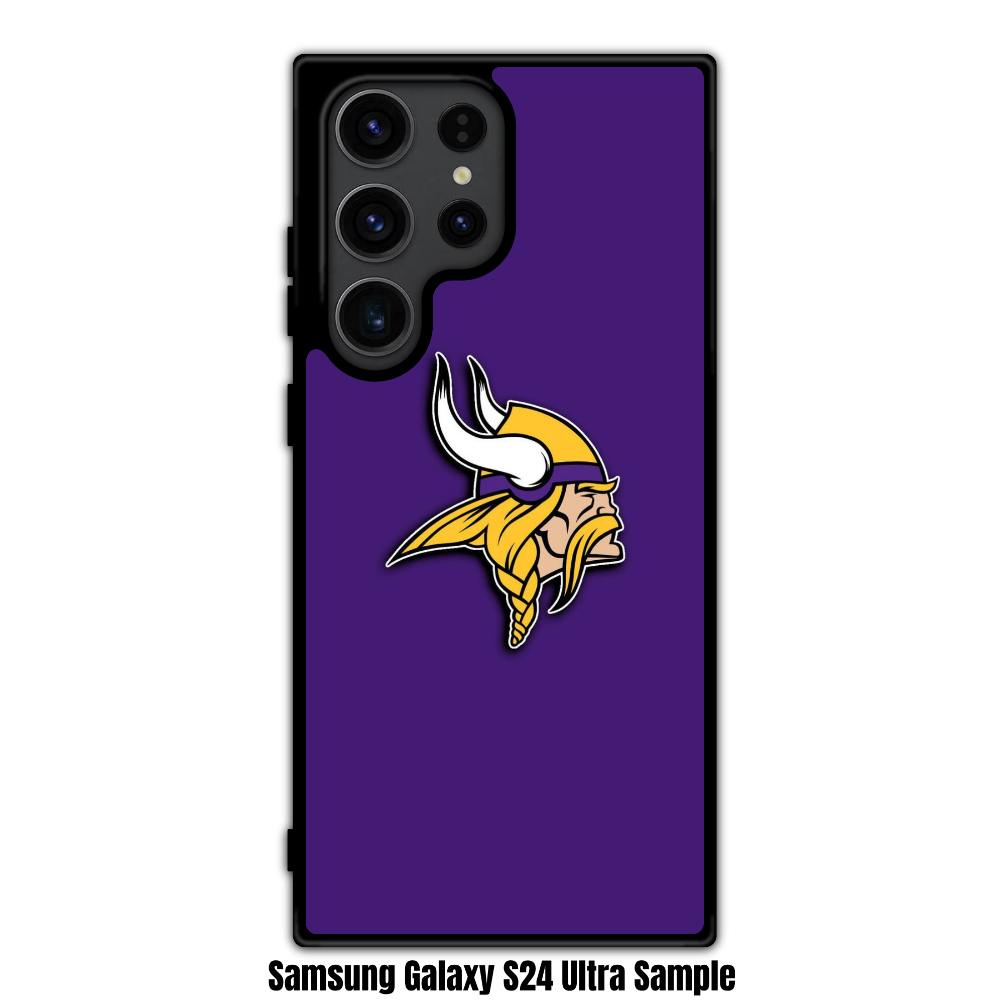 NFL Minnesota Vikings Phone Case For iPhone Samsung Galaxy Pixel - Minnesota Vikings Logo On Purple Background