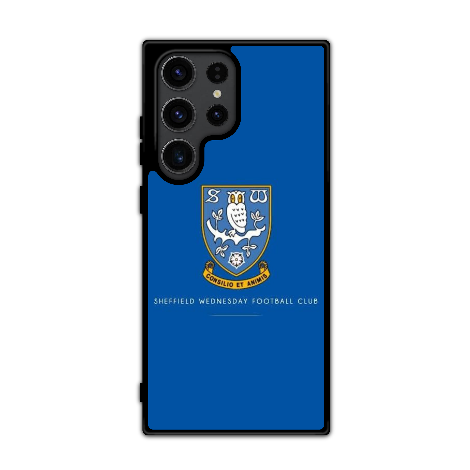 Sheffield Wednesday FC Phone Case For iPhone Samsung Galaxy Pixel - Sheffield Wednesday FC Crest On Blue Background