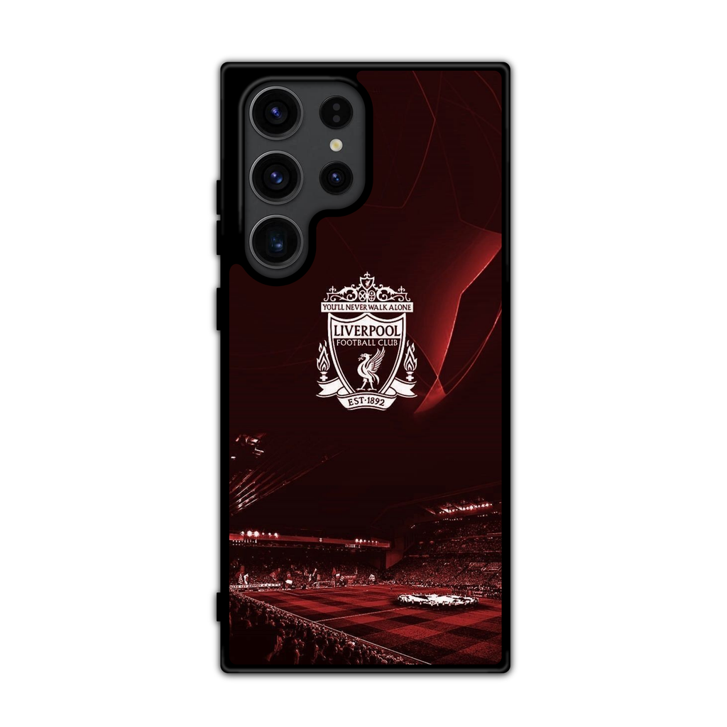 Liverpool FC Phone Case For iPhone Samsung Galaxy Pixel - Liverpool FC Champions League Anfield Night Poster