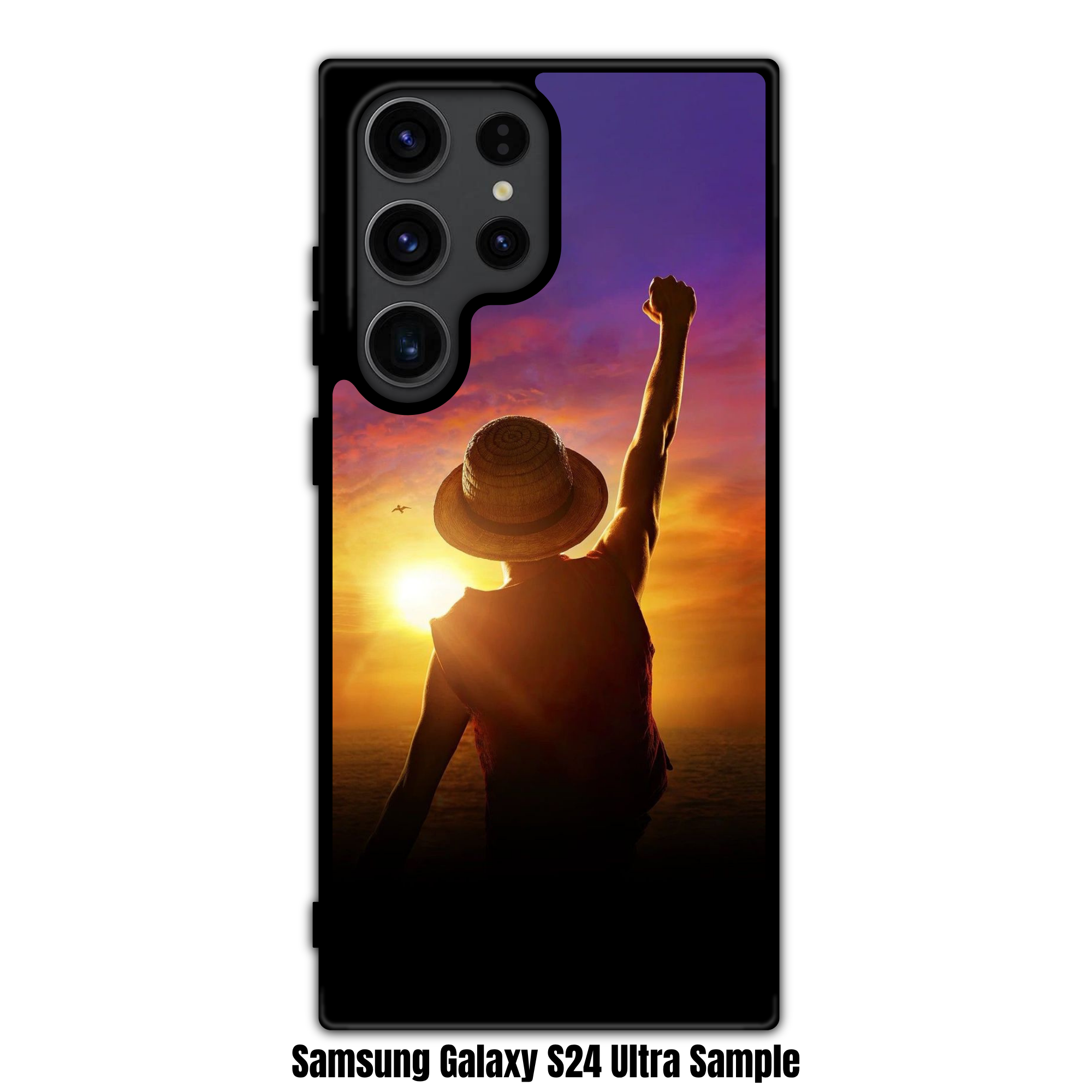 One Piece Live Action Luffy Phone Case For iPhone Samsung Galaxy Pixel - Luffy Sunset Poster