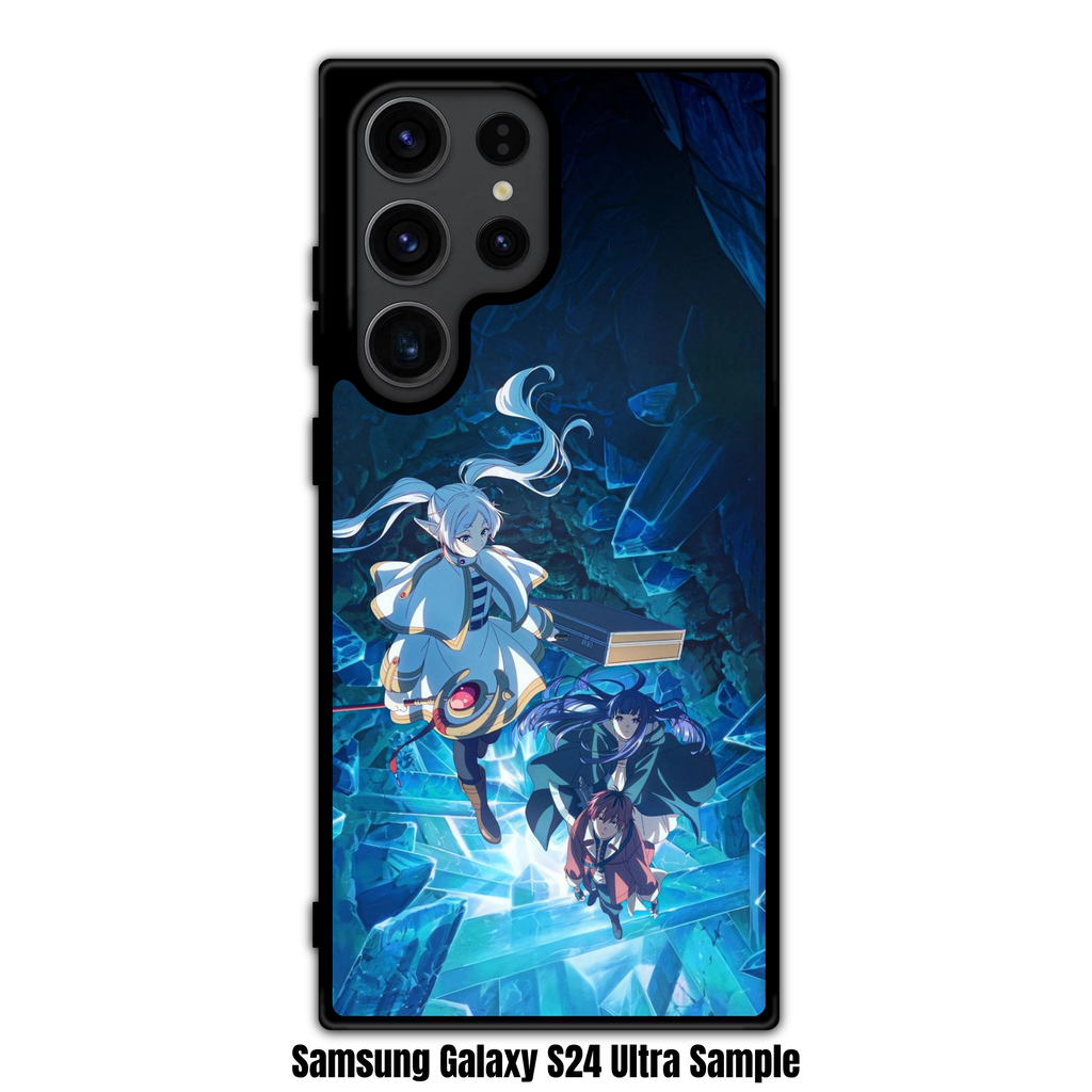 Frieren Beyond Journeys End Phone Case For iPhone Samsung Galaxy Pixel - Frieren Fern And Stark In Crystal Cave