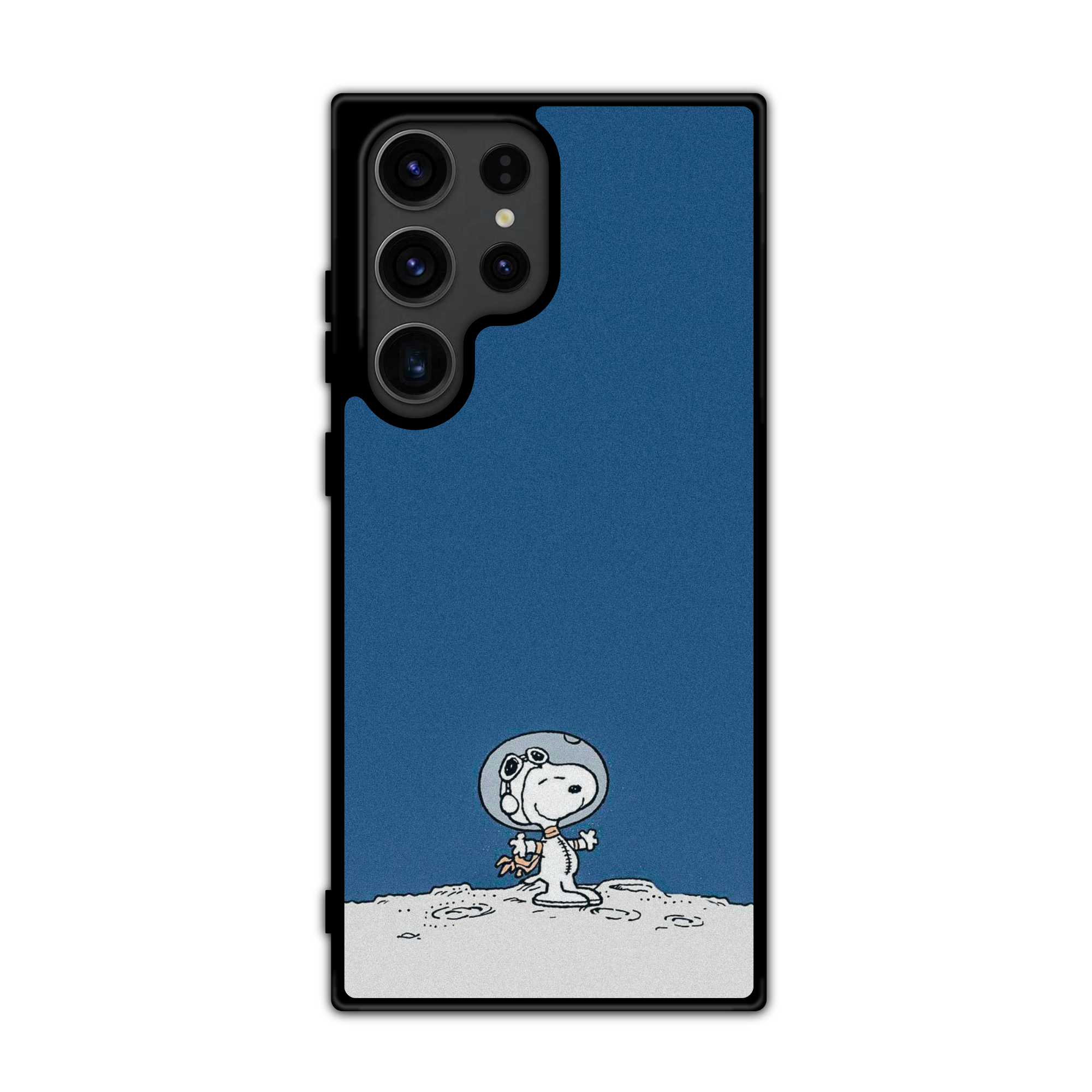 Peanuts Snoopy Phone Case For iPhone Samsung Galaxy Pixel - Peanuts Snoopy World Famous Astronaut Poster