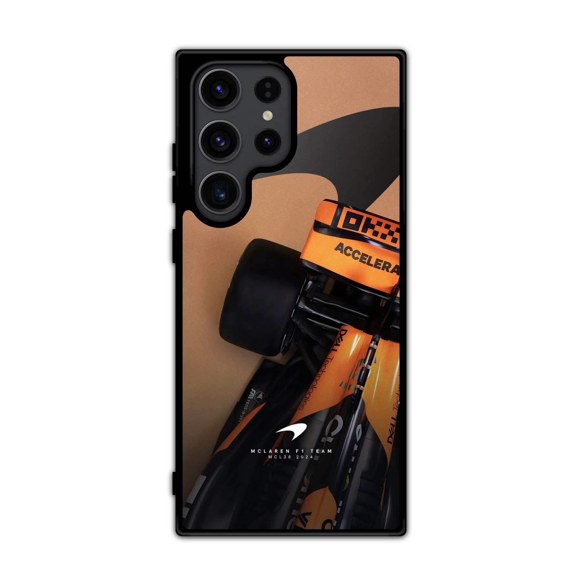 F1 Formula 1 Lando Norris Phone Case For iPhone Samsung Galaxy Pixel - Lando Norris MCL38 Racing Car Papaya And Carbon Art