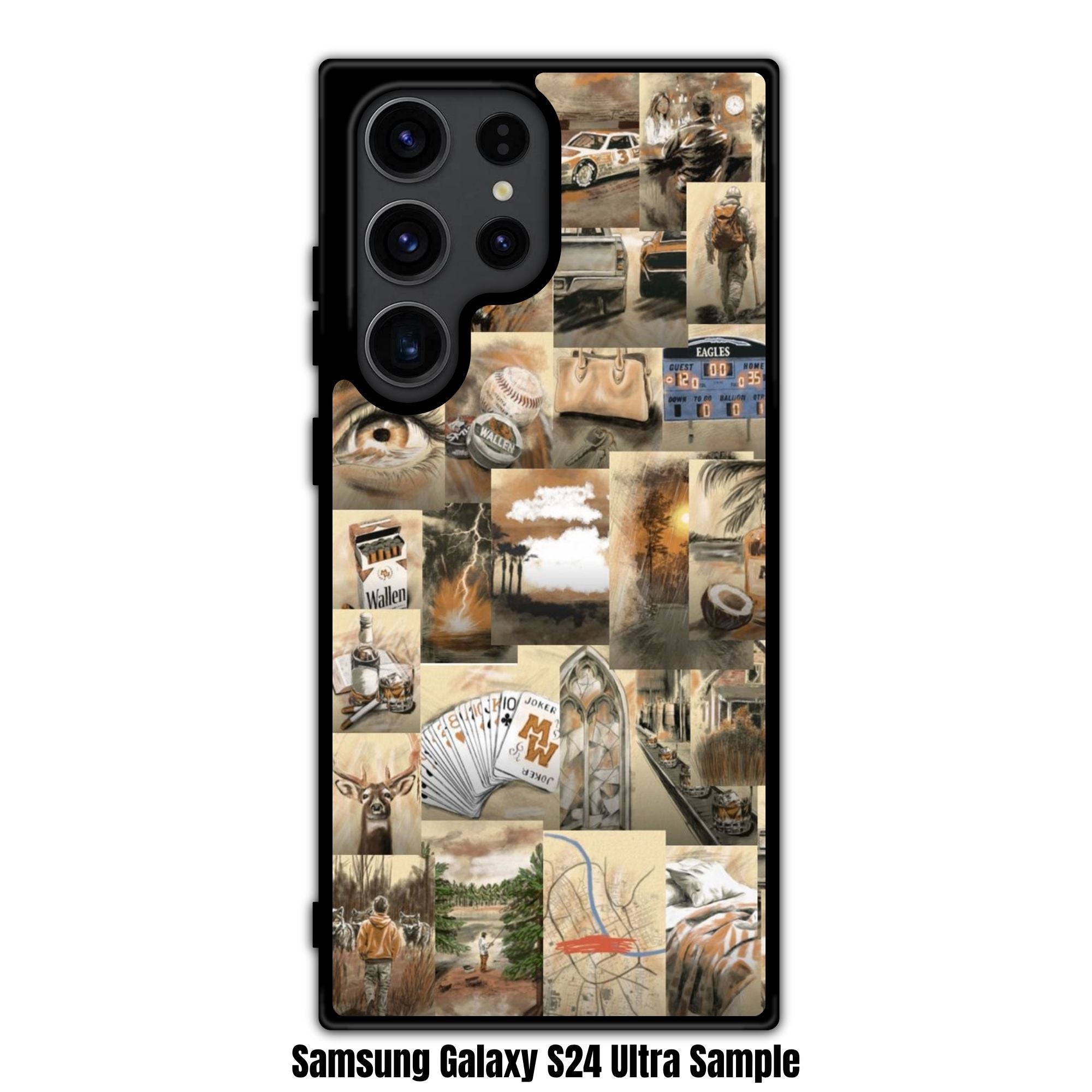Morgan Wallen Phone Case For iPhone Samsung Galaxy Pixel - Morgan Wallen Country Music Aesthetic Collage