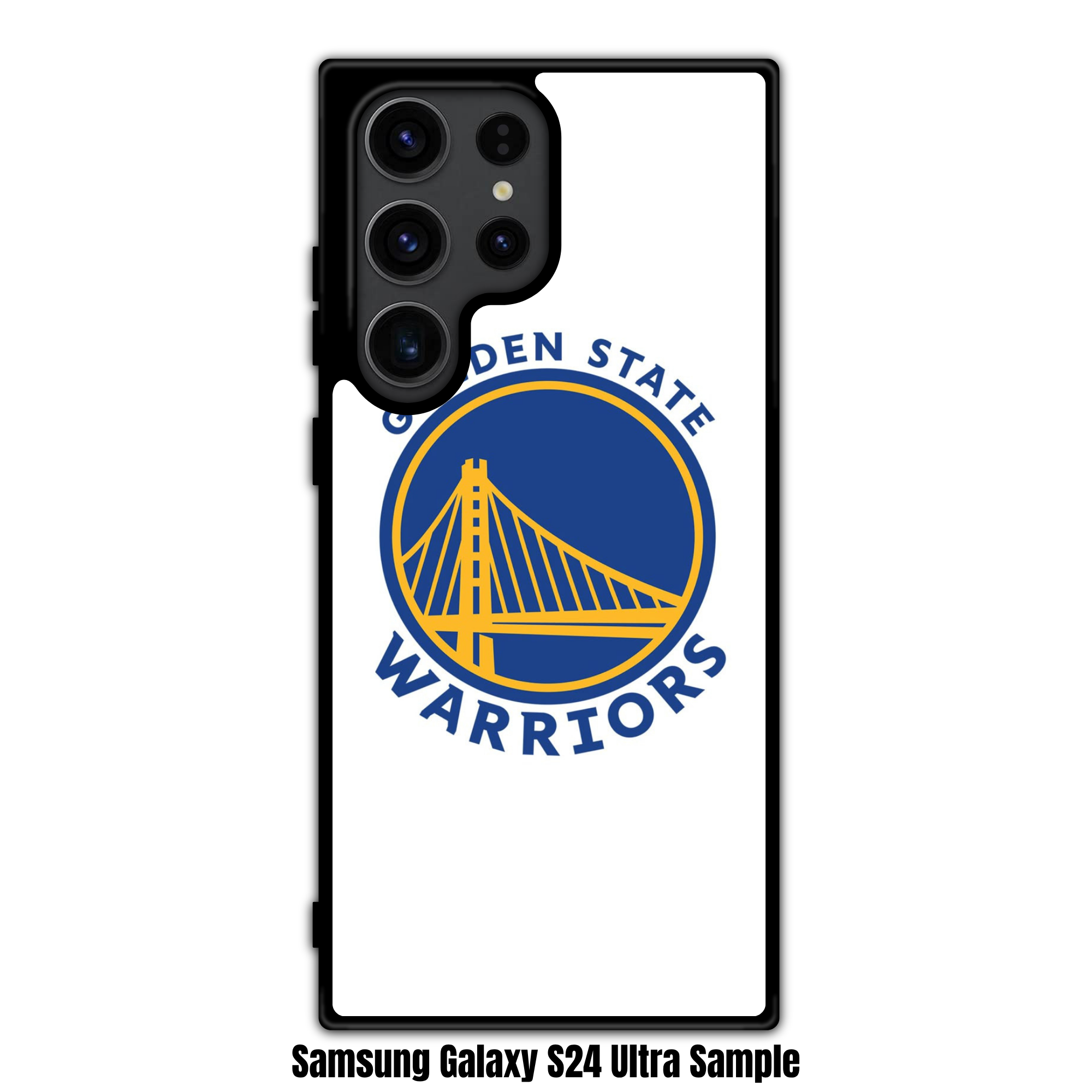 NBA Golden State Warriors Phone Case For iPhone Samsung Galaxy Pixel - Golden State Warriors Logo On White Background